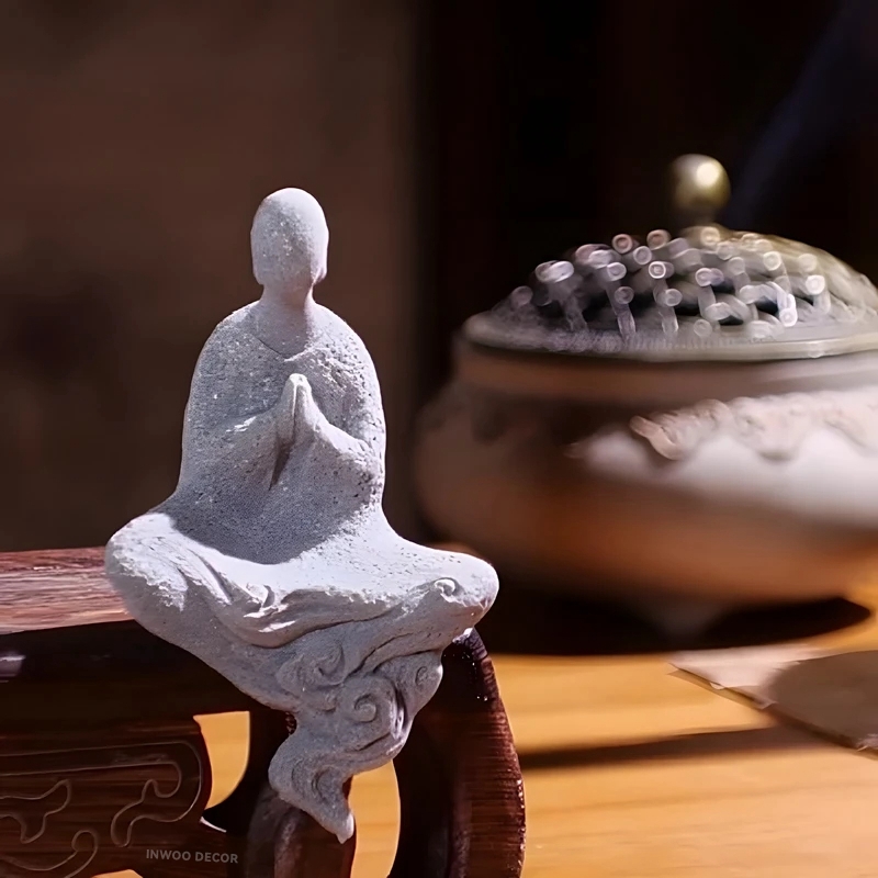 Kamienna statuetka Buddy Mały  – Bonsai Garden For Desk recenzja i cena